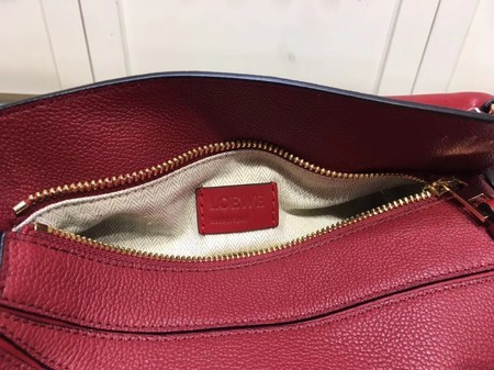 Loewe Puzzle Calfskin Leather Tote Bag 9122 Red