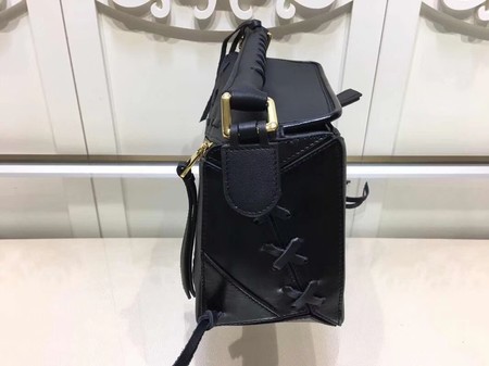 Loewe Puzzle Calfskin Leather Tote Bag 9124 Black