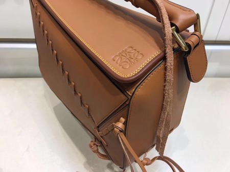 Loewe Puzzle Calfskin Leather Tote Bag 9124 Brown