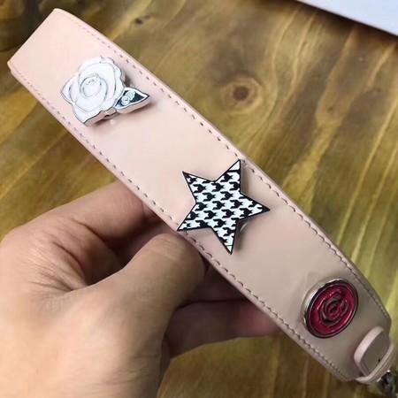 Dior Lucky Badges Original Sheepskin Leather Bag 88034 Pink