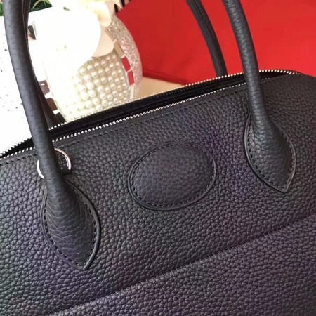 Hermes Bolide Original Leather Tote Bag B1007 Black