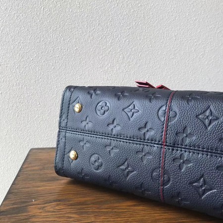 Louis Vuitton Monogram Empreinte Original Leather Tote Bag M54195 Blue