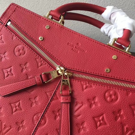 Louis Vuitton Monogram Empreinte Original Leather Tote Bag M54195 Red