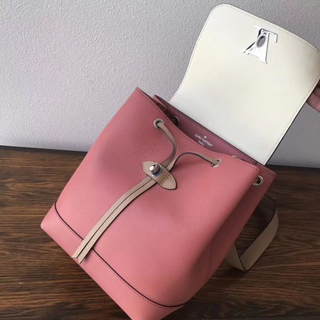 Louis Vuitton EPI Leather Backpack M41815 Pink&White