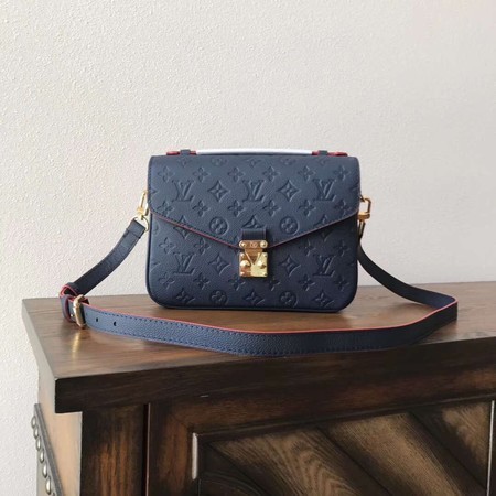 Louis Vuitton Monogram Empreinte Tote Bag M41486 Blue&Red