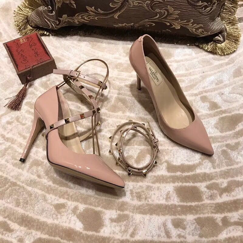 Valentino Leather Sandal shoes 2269 pink
