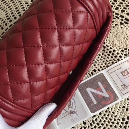 Chanel COCO Series Sheepskin Leather Shoulder Bag 5698 Red