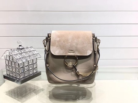 Chloe Mini Faye Backpack Calfskin C4756 Apricot