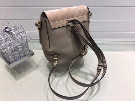 Chloe Mini Faye Backpack Calfskin C4756 Apricot