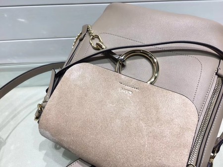 Chloe Mini Faye Backpack Calfskin C4756 Apricot