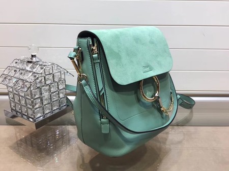 Chloe Mini Faye Backpack Calfskin C4756 Green