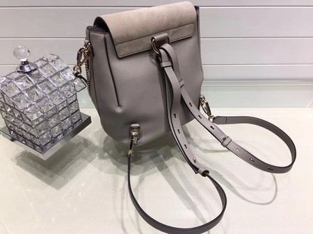 Chloe Mini Faye Backpack Calfskin C4756 Grey