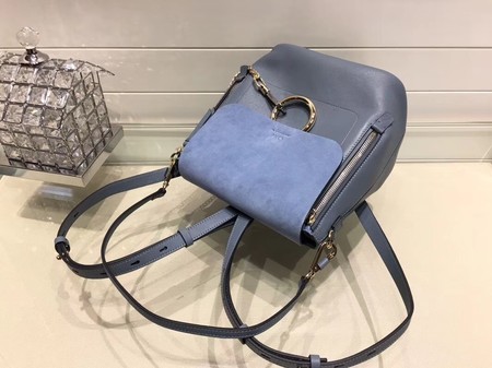 Chloe Mini Faye Backpack Calfskin C4756 SkyBlue