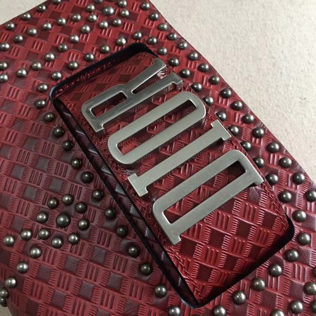 Dior JADIOR Flap Bag Calfskin M8000 Red