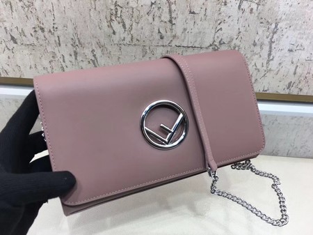 Fendi KAN I F Shoulder Bag Original Leather F3326 Pink