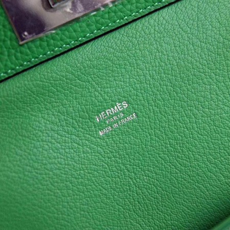 Hermes Toolbox Bag Original Togo Leather H3259 Green