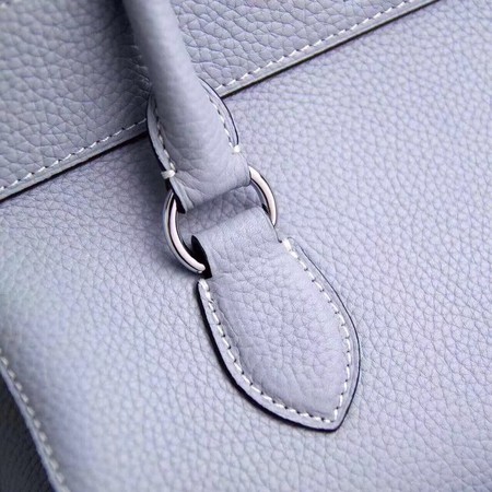 Hermes Toolbox Bag Original Togo Leather H3259 Light Blue