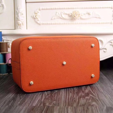 Hermes Toolbox Bag Original Togo Leather H3259 Orange