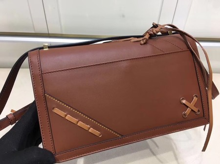 Loewe Barcelona Bag Calfskin Leather L9125 Brown