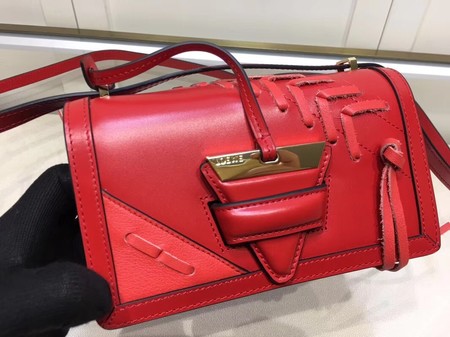 Loewe Barcelona Bag Calfskin Leather L9125 Red