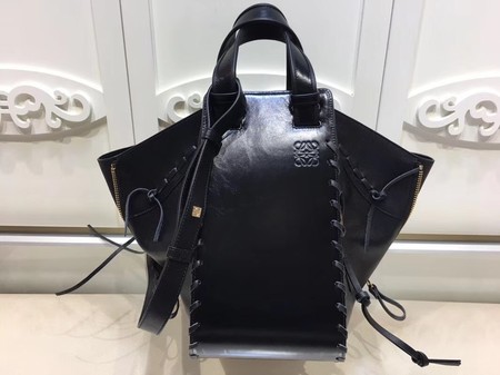 Loewe Hammock Bag Original Leather L9128 Black