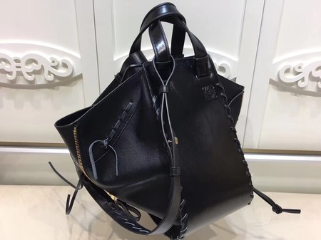 Loewe Hammock Bag Original Leather L9128 Black