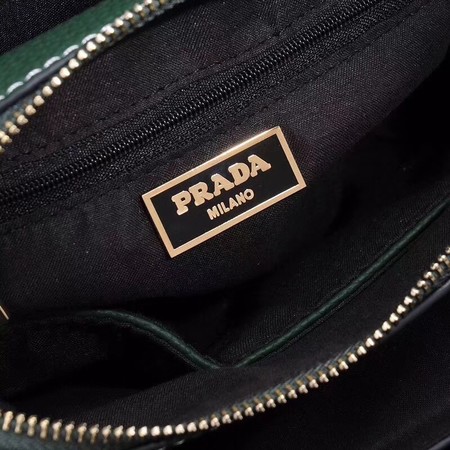 Prada Shoulder Bag Calfskin Leather P7397 Green