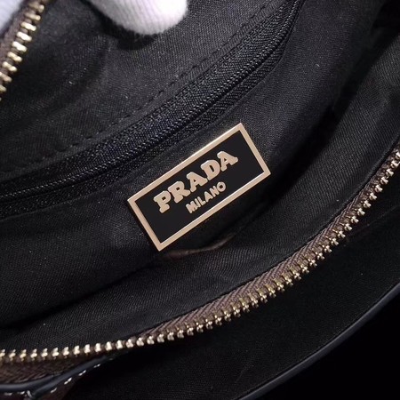 Prada Shoulder Bag Calfskin Leather P7397 Khaki