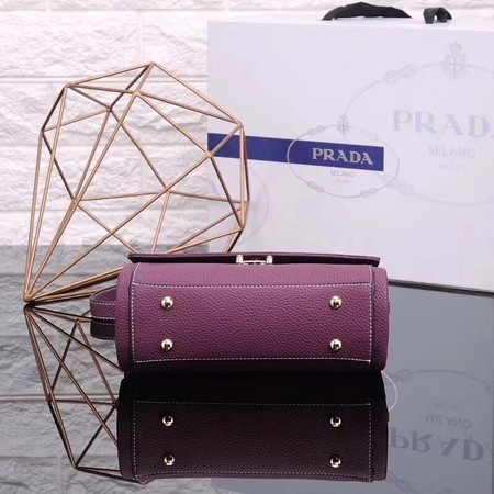 Prada Shoulder Bag Calfskin Leather P7397 Rose