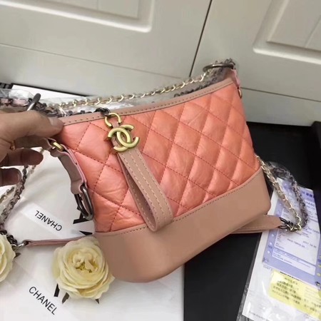 Chanel Lambskin Leather Shoulder Bag 93481 Pink