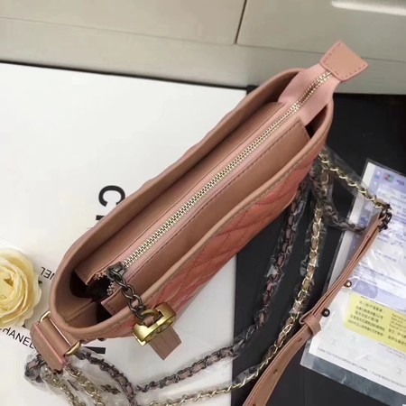 Chanel Lambskin Leather Shoulder Bag 93481 Pink