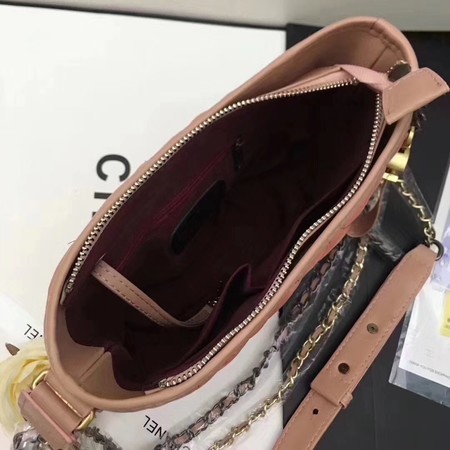 Chanel Lambskin Leather Shoulder Bag 93481 Pink