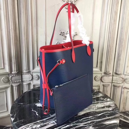 Louis Vuitton EPI Leather Tote Bag 54185 Blue&Red