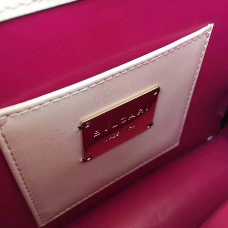 BVLGARI Original Calfskin Leather Shoulder Bag 3785 Offwhite