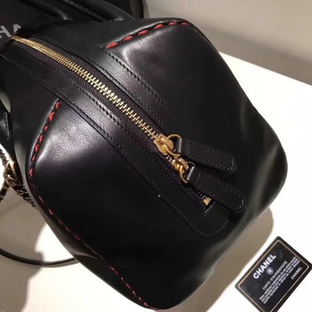 Chanel Calfskin Leather Tote Bag 92239 Black