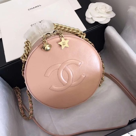 Chanel Planet Shoulder Bag Original Calfskin Leather A93807 Pink