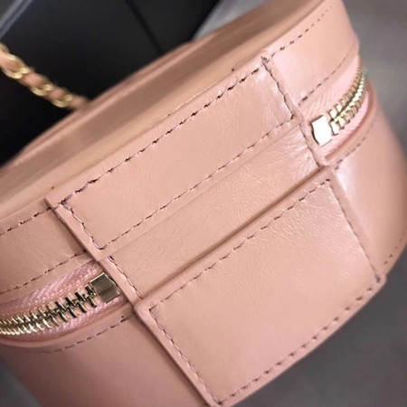 Chanel Planet Shoulder Bag Original Calfskin Leather A93807 Pink