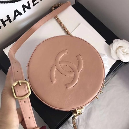 Chanel Planet Shoulder Bag Original Calfskin Leather A93807 Pink