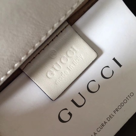 Gucci Padlock Calfskin Leather Shoulder Bag 432182 Offwhite