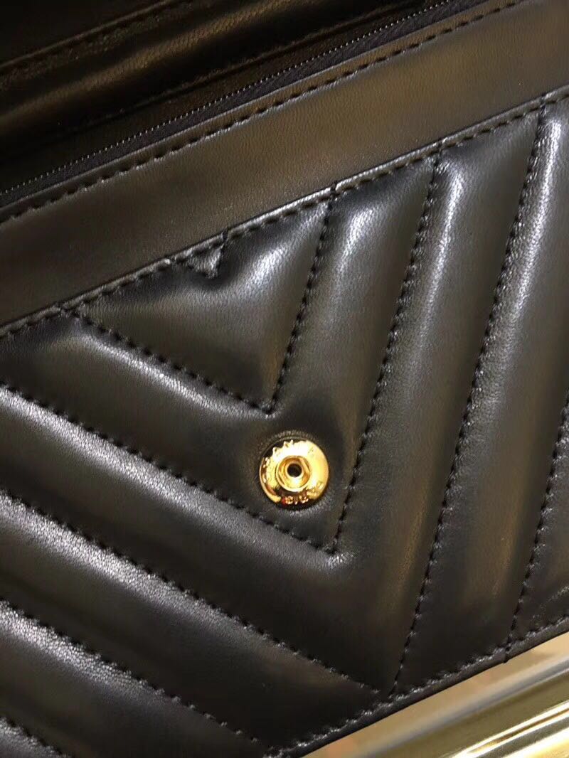 Chanel WOC Original sheepskin Leather Flap Shoulder Bag  A33814 Black
