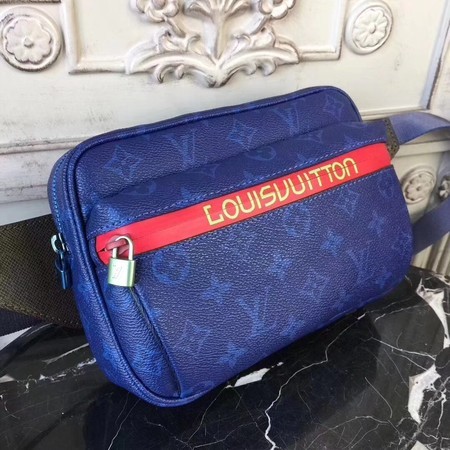 Louis Vuitton Monogram Canvas SAC CEINTURE PN 42825 Blue