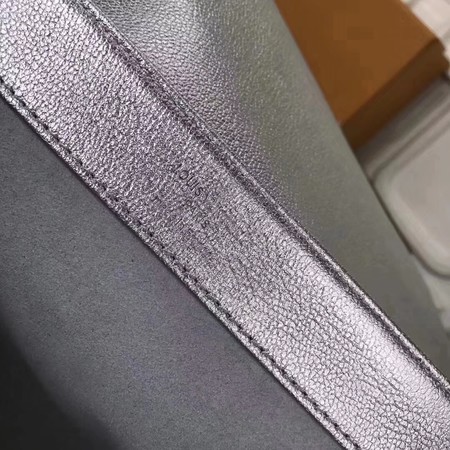 Louis Vuitton Original EPI Leather LOCKME BB Bag M50250 Silver