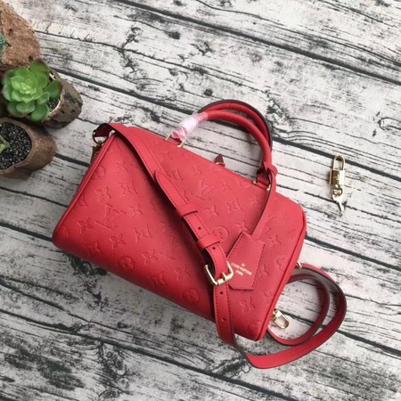 Louis Vuitton Original Monogram Empreinte Speedy 42401 Red