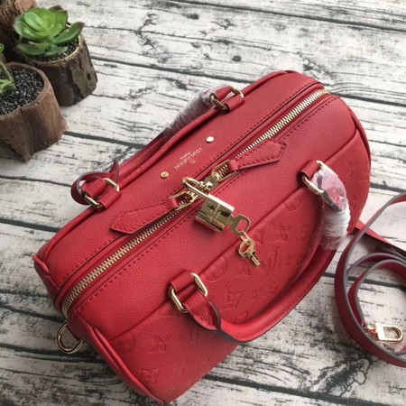 Louis Vuitton Original Monogram Empreinte Speedy 42401 Red