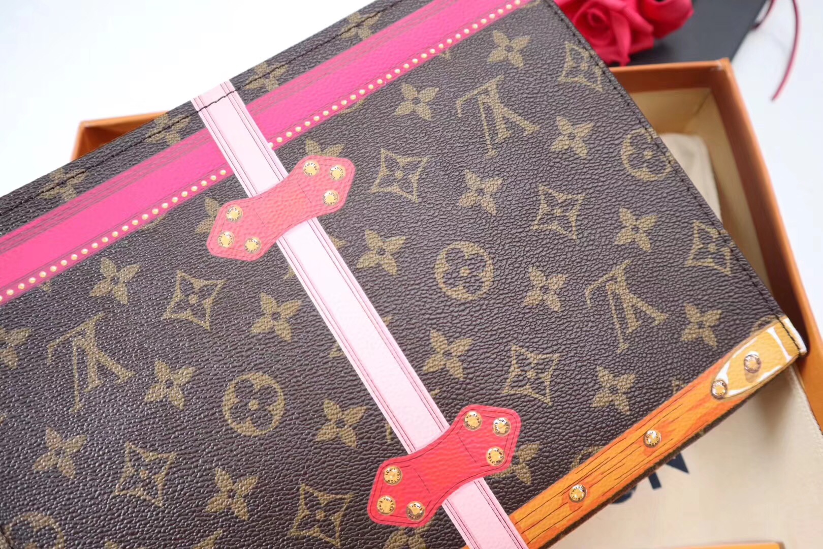 Louis Vuitton monogram canvas Clutch Bag A64444