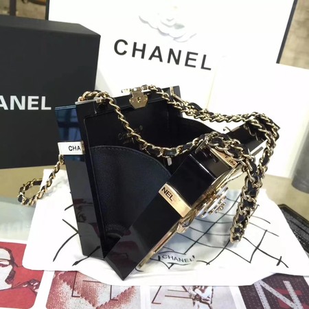 Chanel CC gift box clutch long cross body bag 14533 black