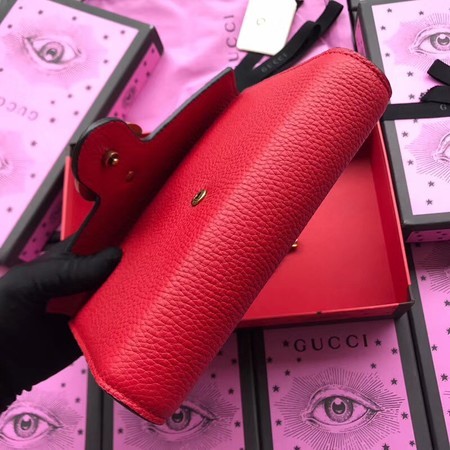 Gucci Calfskin Leather Shoulder Bag 401232 Red