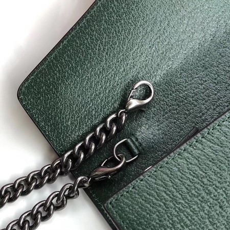 Gucci Calfskin Leather Shoulder Bag 481377 Green