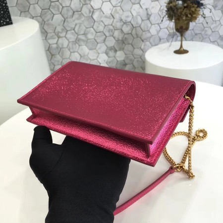 Yves Saint Laurent Original Calfskin Leather Shoulder Bag 2822 Pink