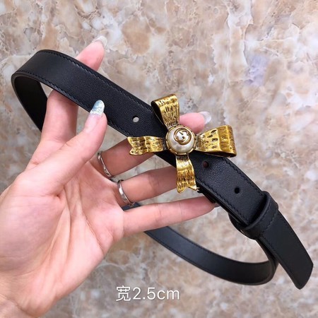 Gucci 20MM Leather Belt 414522 Black